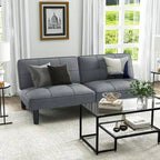 Canapé-lit futon convertible pliable avec 6 positions réglables - Voir détails