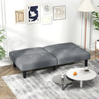 Canapé-lit futon convertible pliable avec 6 positions réglables - Voir détails