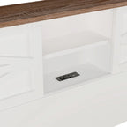 Lit plateforme de ferme avec portes coulissantes doubles et station de charge
