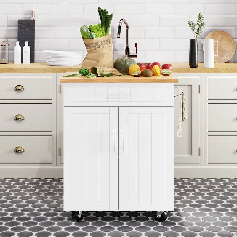 Futzca Storage Kitchen Island Cart - 