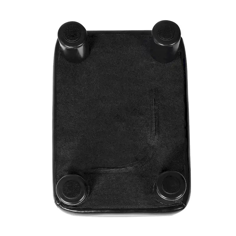 Petit repose-pieds rectangulaire en cuir PU, pouf, repose-pieds moderne