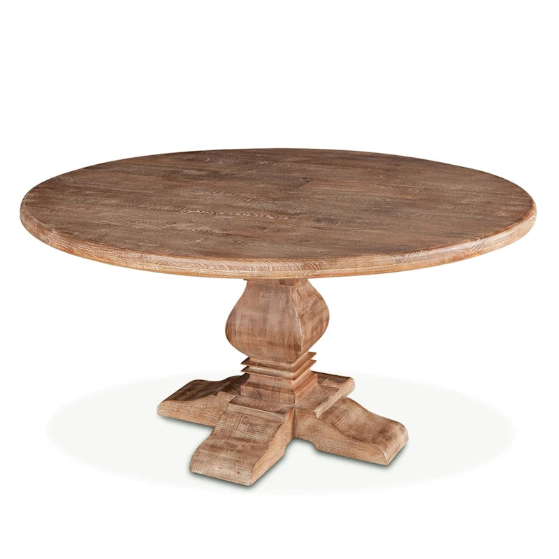 Table à manger ronde en manguier