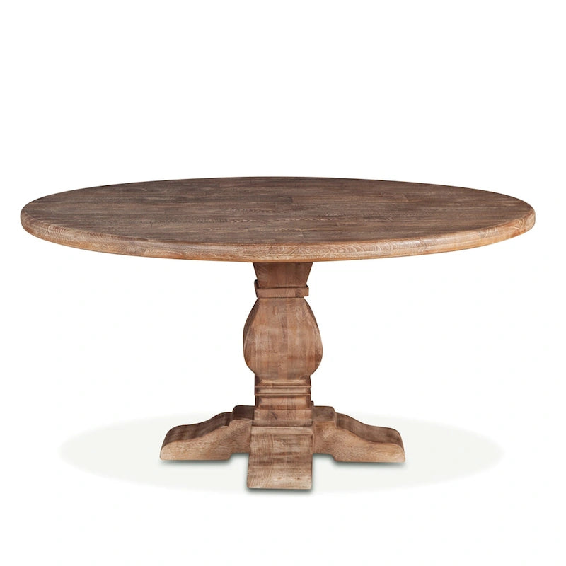 Table à manger ronde en manguier