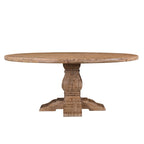 Table à manger ronde en manguier