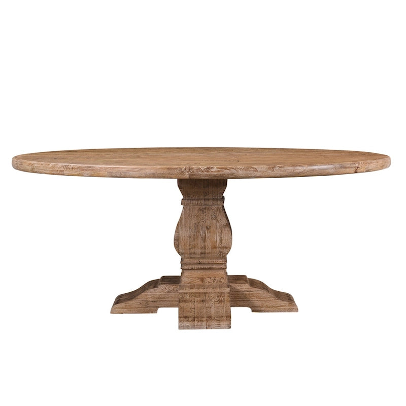 Table à manger ronde en manguier
