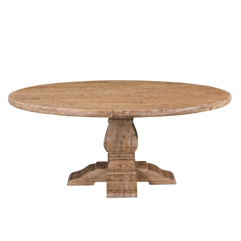Table à manger ronde en manguier