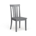 Chaises de salle à manger en bois à lattes (lot de 2)