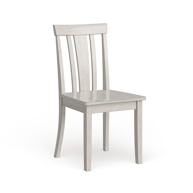 Chaises de salle à manger en bois à lattes (lot de 2)
