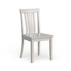 Chaises de salle à manger en bois à lattes (lot de 2)