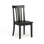 Chaises de salle à manger en bois à lattes (lot de 2)