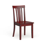 Chaises de salle à manger en bois à lattes (lot de 2)