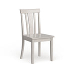 Chaises de salle à manger en bois à lattes (lot de 2)
