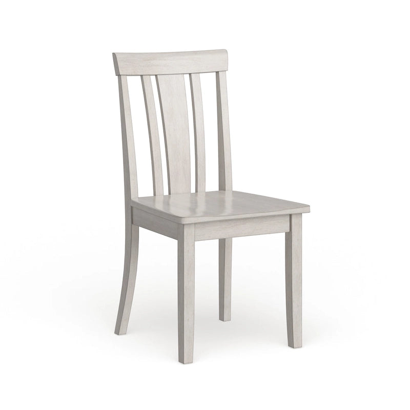 Chaises de salle à manger en bois à lattes (lot de 2)