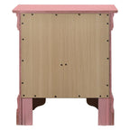 Table de chevet en bois à 2 tiroirs