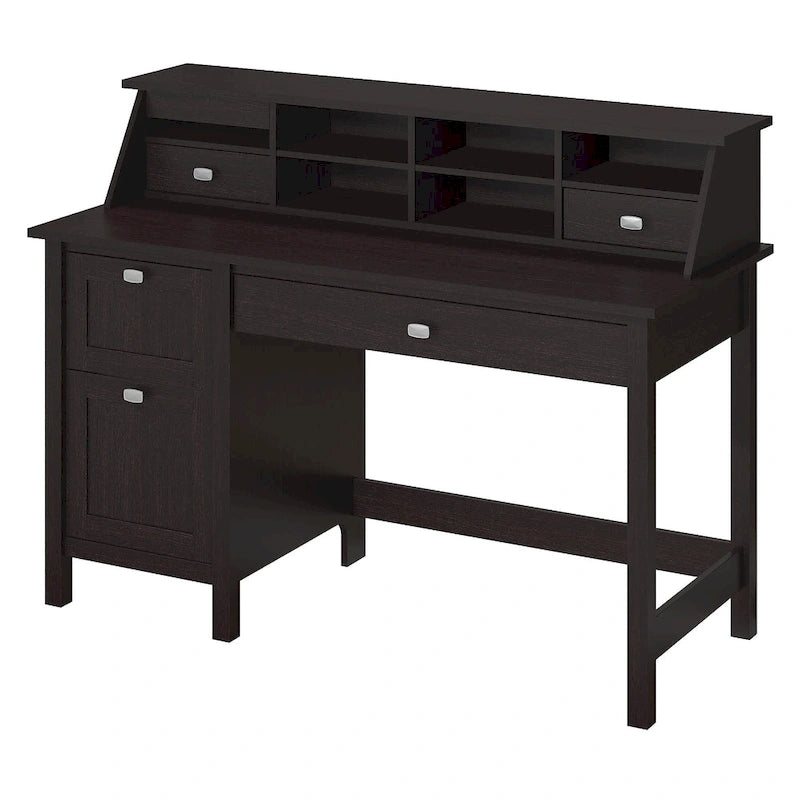 Bureau informatique 54 W avec organiseur de bureau