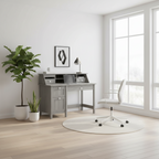 Bureau informatique 54 W avec organiseur de bureau