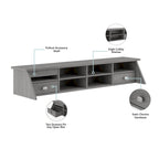 Bureau informatique 54 W avec organiseur de bureau