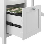 Bureau informatique 54 W avec organiseur de bureau