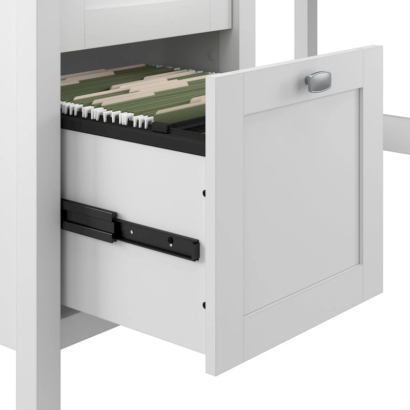 Bureau informatique 54 W avec organiseur de bureau