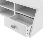 Bureau informatique 54 W avec organiseur de bureau