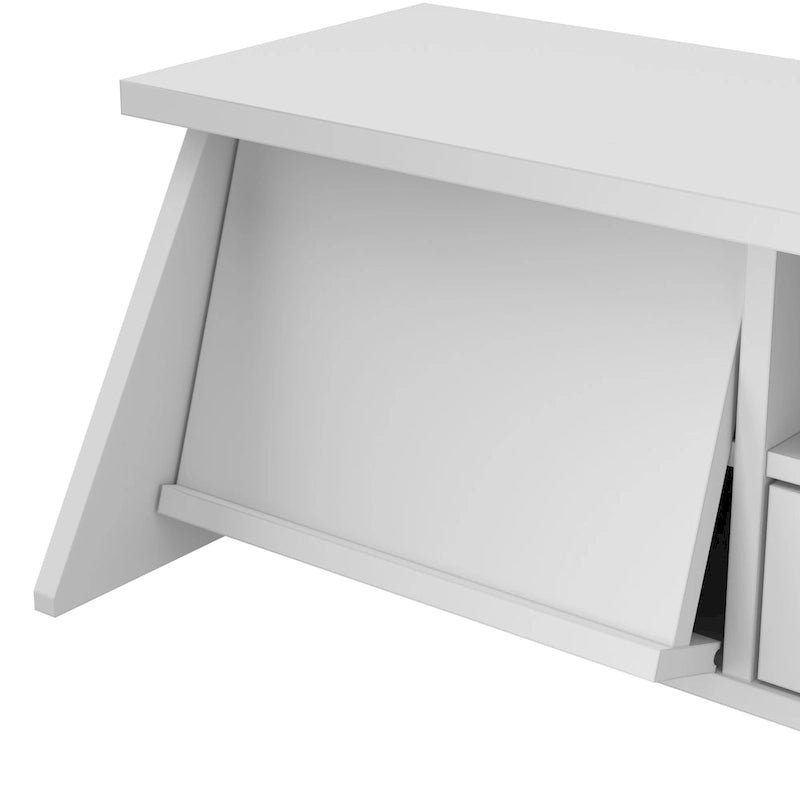 Bureau informatique 54 W avec organiseur de bureau