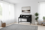 Bureau informatique 54 W avec organiseur de bureau