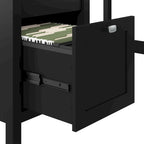 Bureau informatique 54 W avec organiseur de bureau