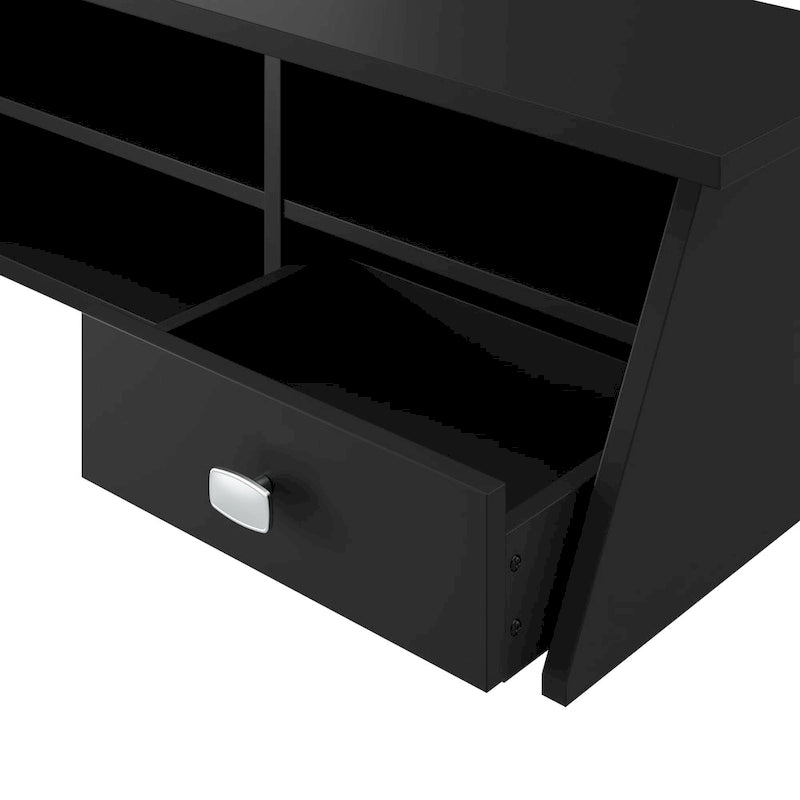 Bureau informatique 54 W avec organiseur de bureau