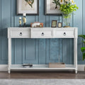 Console D'Entrée avec Tiroirs et Étagère Projetés