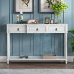 Console D'Entrée avec Tiroirs et Étagère Projetés