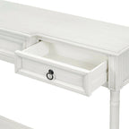 Console D'Entrée avec Tiroirs et Étagère Projetés