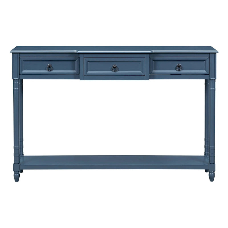 Console D'Entrée avec Tiroirs et Étagère Projetés