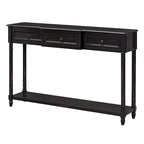 Console D'Entrée avec Tiroirs et Étagère Projetés