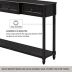Console D'Entrée avec Tiroirs et Étagère Projetés