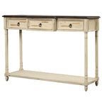 Console D'Entrée avec Tiroirs et Étagère Projetés