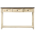 Console D'Entrée avec Tiroirs et Étagère Projetés