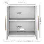 Buffet d'appoint rectangulaire de 71 cm – 71 cm de large