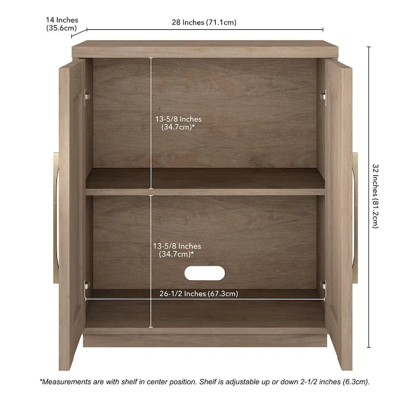 Buffet d'appoint rectangulaire de 71 cm – 71 cm de large