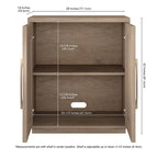 Buffet d'appoint rectangulaire de 71 cm – 71 cm de large