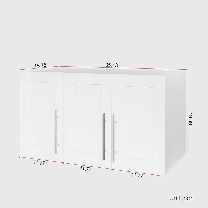 Meuble de rangement mural empilable