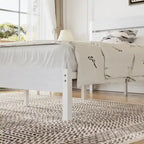 Cadre de lit plateforme marron/ardoise/noir avec tête de lit en bois – Lit simple/double/grand lit, 1 à 2 personnes