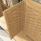Commode de rangement polyvalente de style rustique pour chambre à coucher