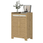 Commode de rangement polyvalente de style rustique pour chambre à coucher