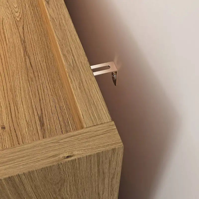Commode de rangement polyvalente de style rustique pour chambre à coucher