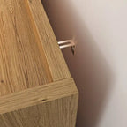 Commode de rangement polyvalente de style rustique pour chambre à coucher