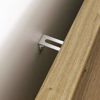 Commode de rangement polyvalente de style rustique pour chambre à coucher