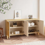 Armoire de rangement 4 portes / Buffet de salle à manger / Meuble d'appoint
