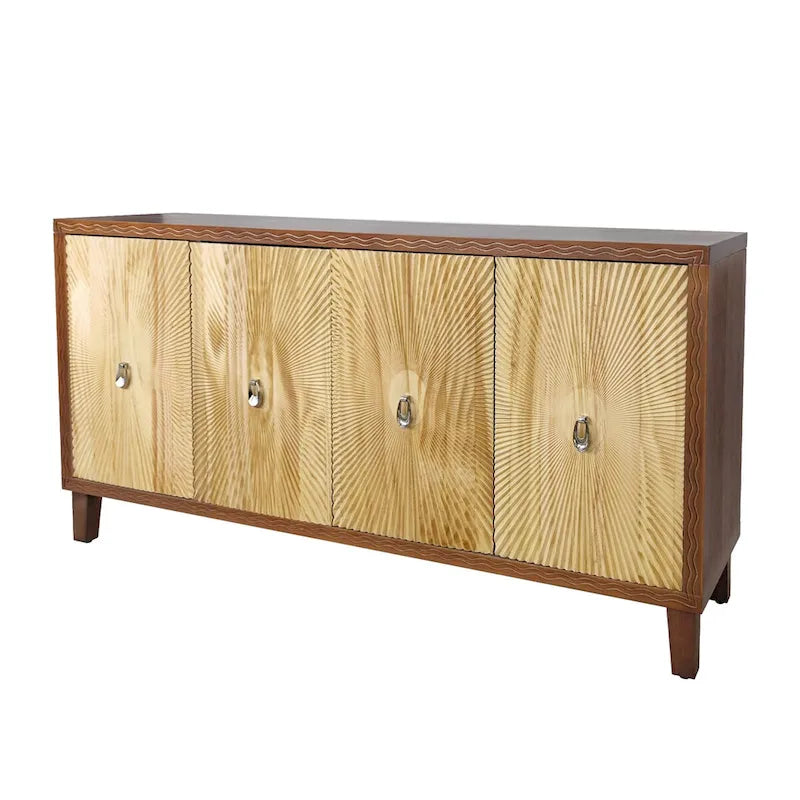 Armoire de rangement 4 portes / Buffet de salle à manger / Meuble d'appoint