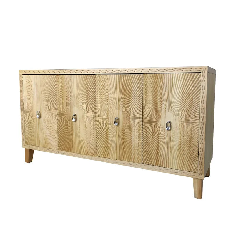 Armoire de rangement 4 portes / Buffet de salle à manger / Meuble d'appoint