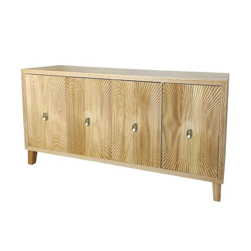 Armoire de rangement 4 portes / Buffet de salle à manger / Meuble d'appoint